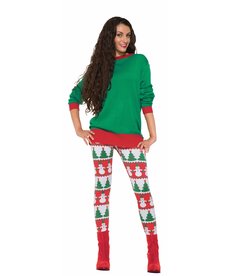 Christmas Leggings: Snowman/Tree