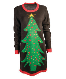 Sweater Dress: Christmas Tree