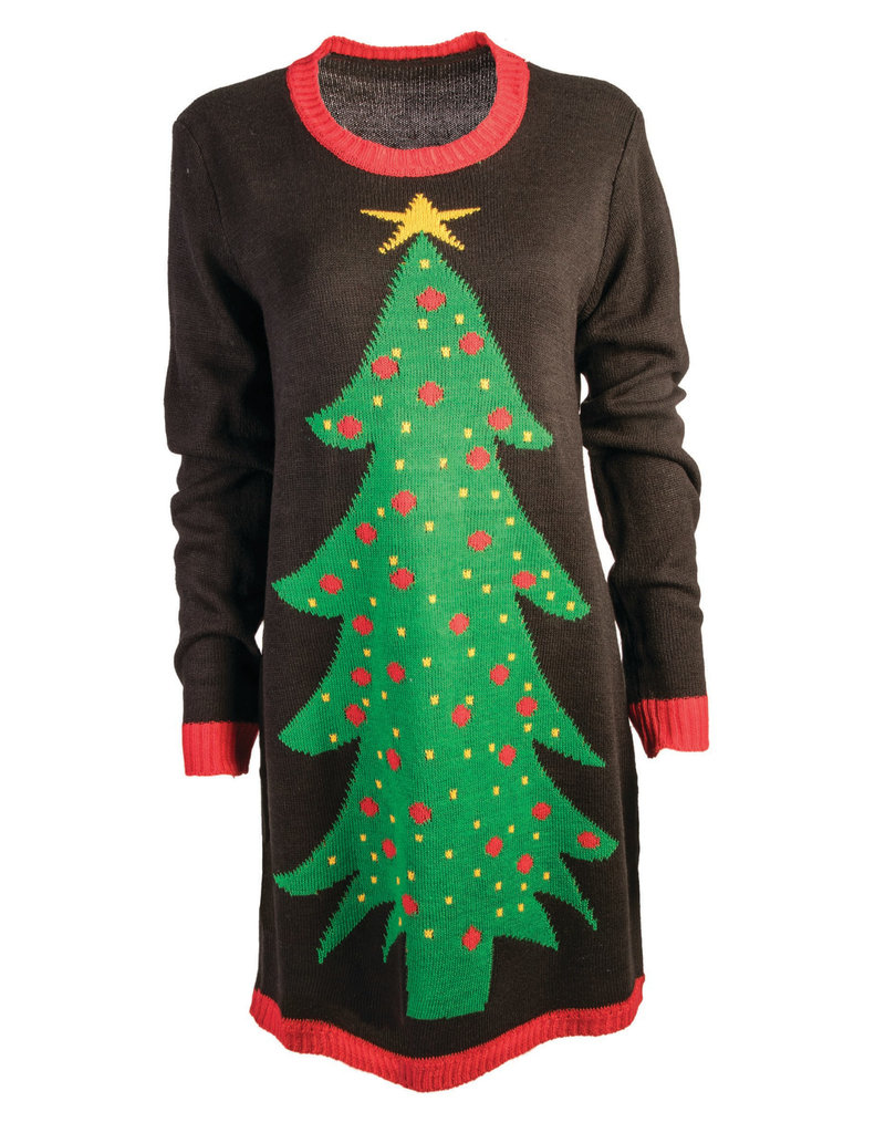 Sweater Dress: Christmas Tree