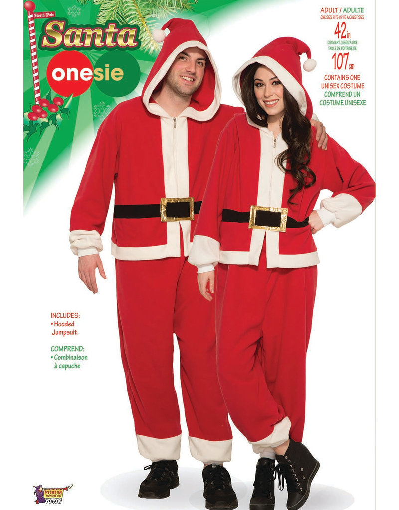 Adult Santa Christmas Onesie