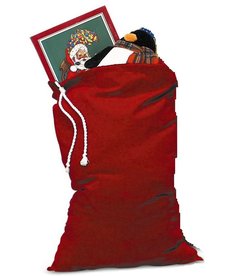 Halco Holidays Santa's Toy Bag - Burgundy Velvet