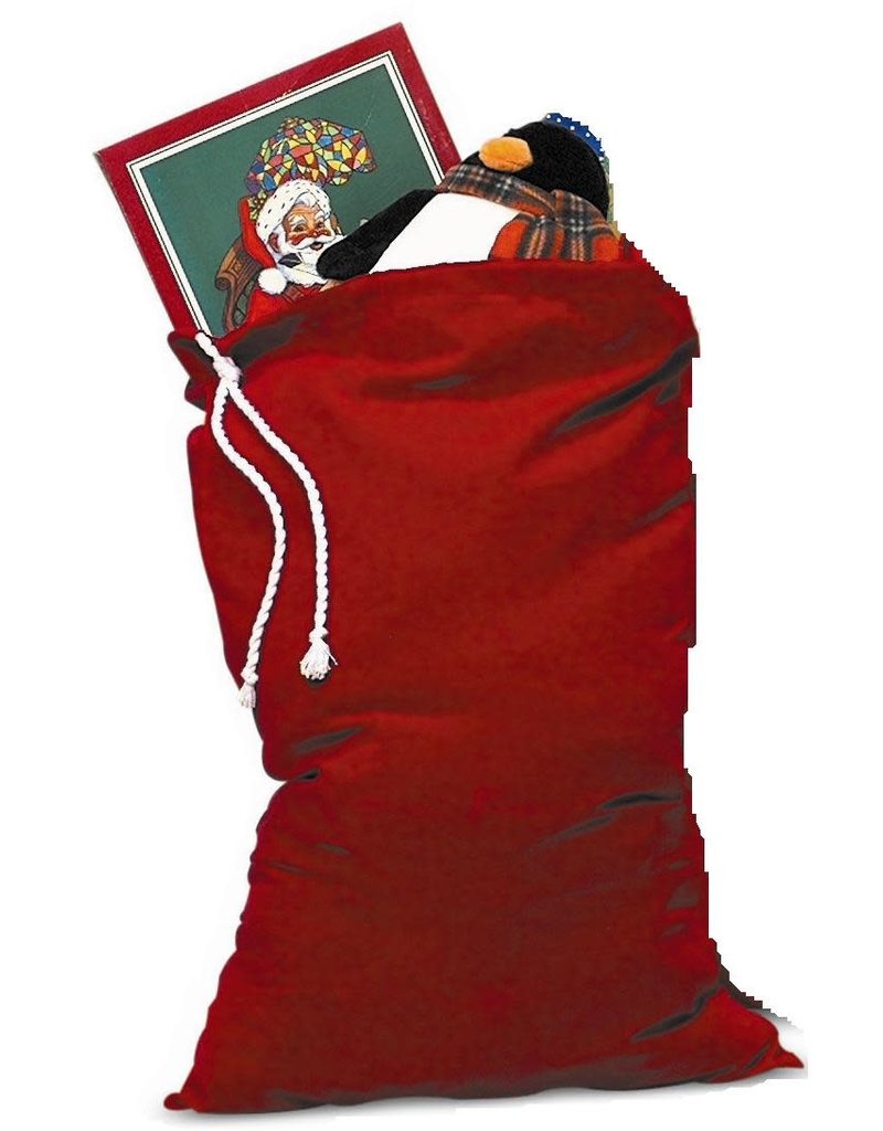 Halco Holidays Santa's Toy Bag - Burgundy Velvet