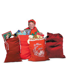 Halco Holidays Santa's Toy Bag - Red Plush