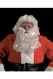 Halco Holidays Deluxe Santa Curly Wig & Beard Set