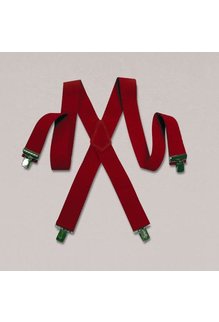 Halco Holidays Heavy Duty Suspenders: Red
