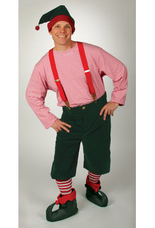 Halco Holidays Adult Workshop Christmas Elf Costume