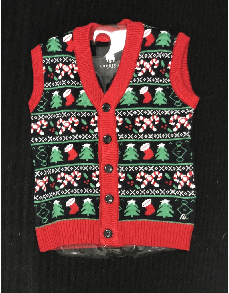 Men's Sweater Vest: Sleigh All Day