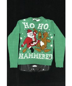 Women's Sweater: HO HO Hammered