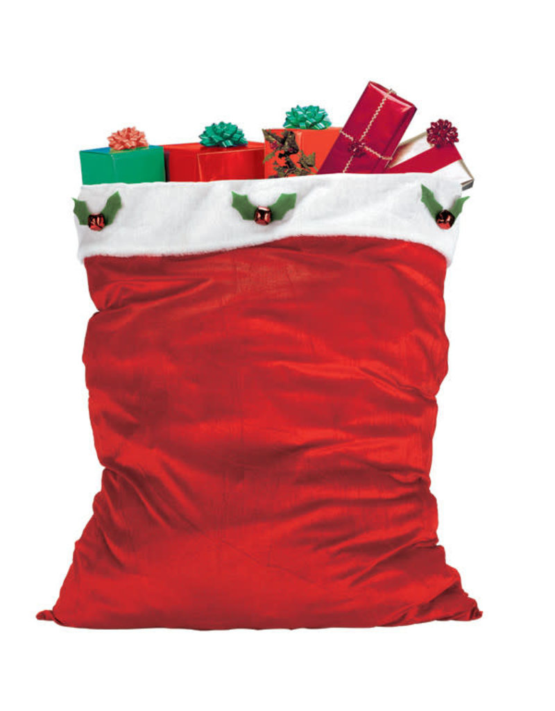 Velour Santa Bag