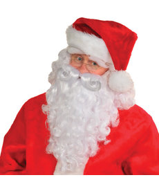 Premium Santa Wig, Beard, & Eyebrows Set