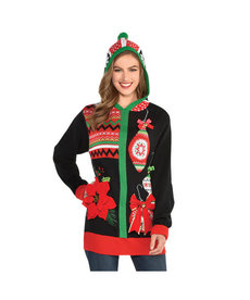 Hooded Ugly Christmas Sweater