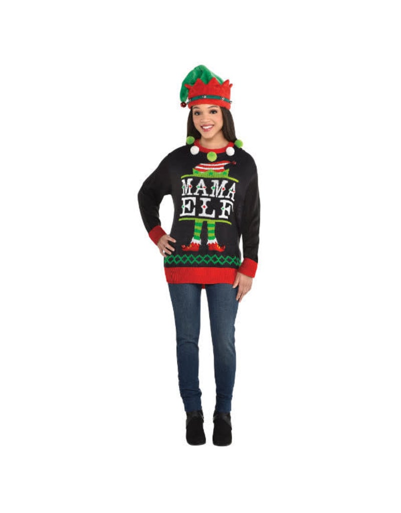 Ugly Christmas Sweater: Mama Elf