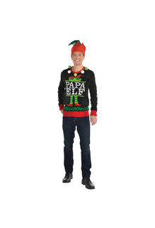 Ugly Christmas Sweater: Papa Elf