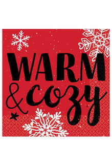 Beverage Napkins: Warm and Cozy (16ct.)