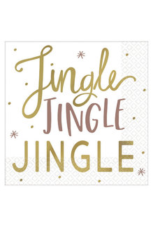 Beverage Napkins: Jingle Jingle Jingle (16ct.)