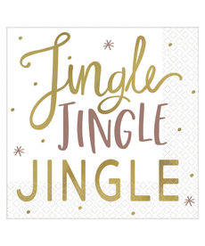 Beverage Napkins: Jingle Jingle Jingle (16ct.)