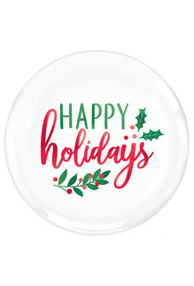 7'' Plates: Happy Holidays (20ct.)