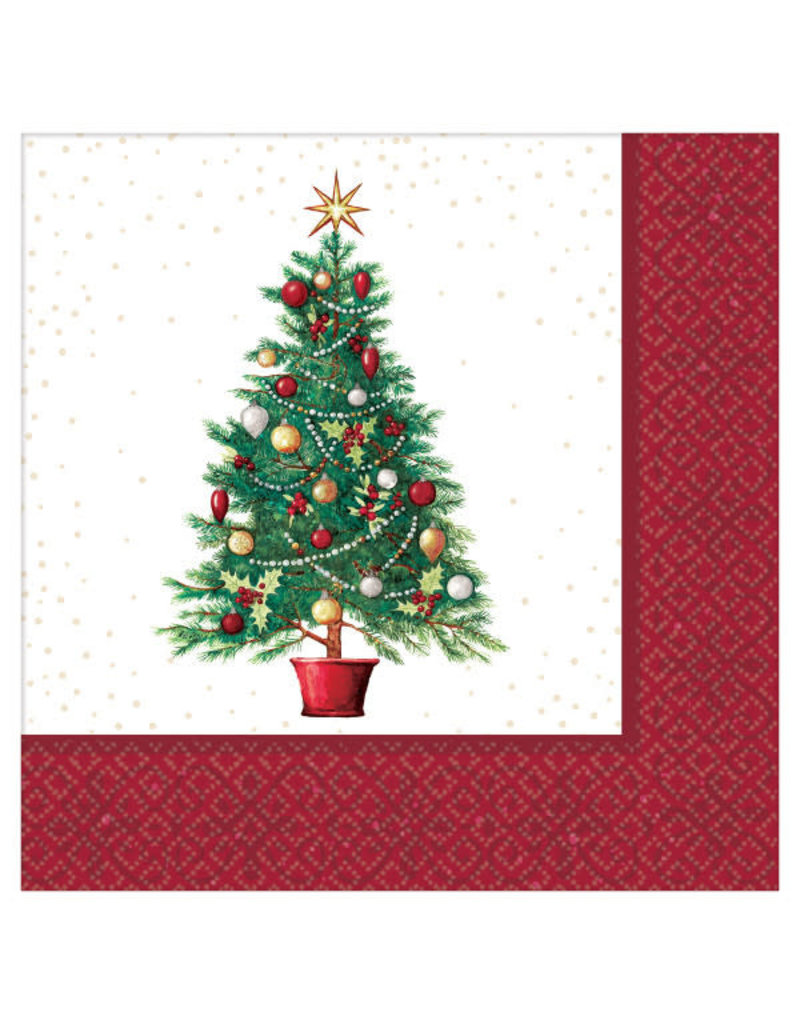 Beverage Napkins: Oh Christmas Tree (125ct.)