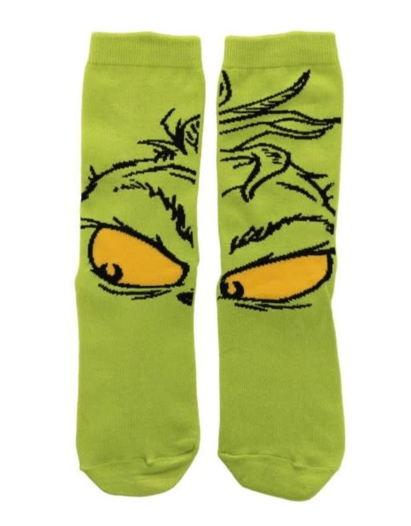 elope Dr. Seuss The Grinch Costume Crew Socks: Adult