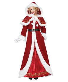 California Costumes Women's Deluxe Mrs. Claus Costume