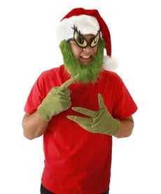 elope Dr. Seuss The Grinch Plush Hat with Beard