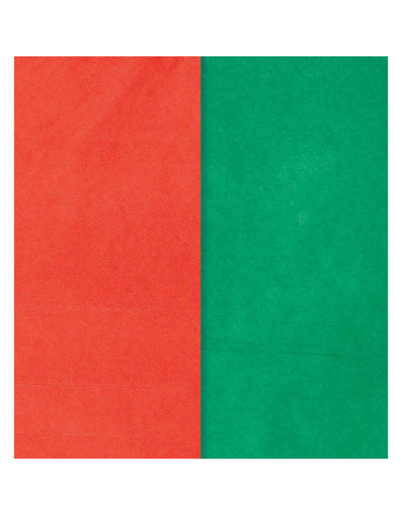 Tissue Paper: Red & Green