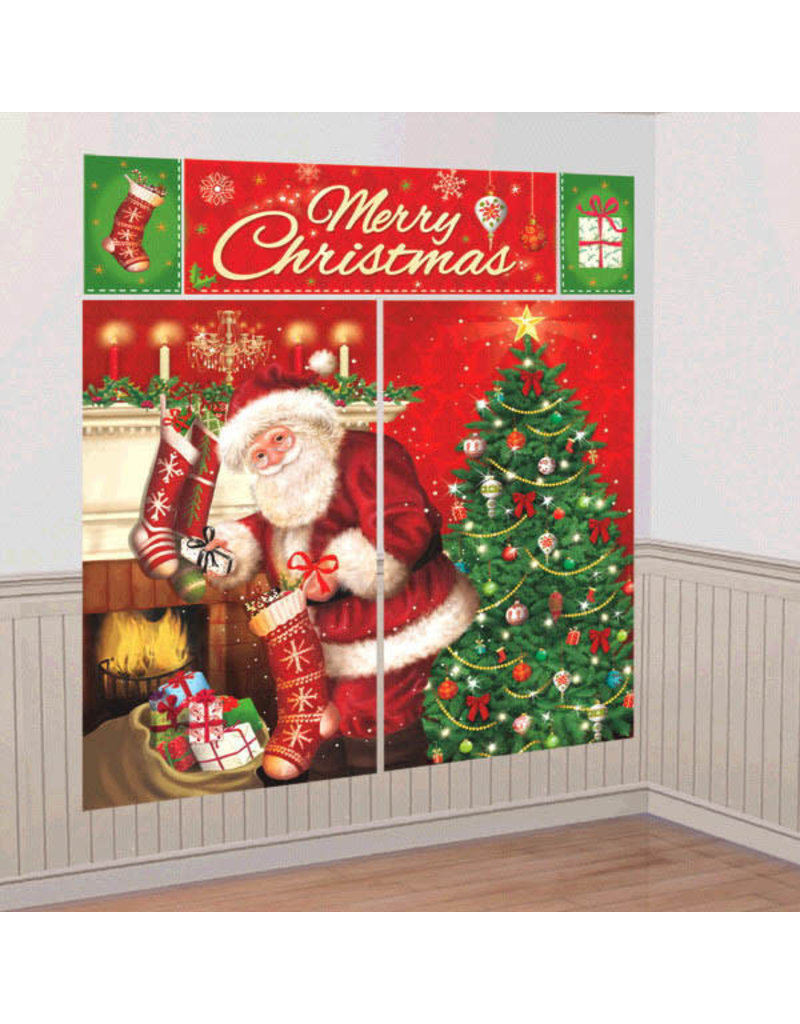 Magical Christmas Wall Scene Setters Decorating Kit