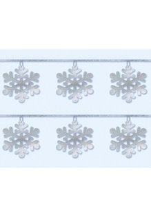 Sequin Snowflake Garland