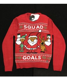 Men's Christmas Sweater: Squad Goals