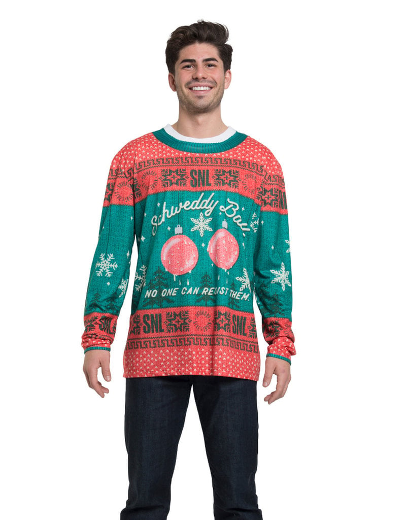 Christmas Sweater Tee: SNL Schweddy Balls