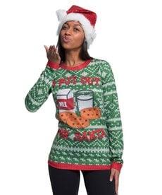 Ladies Christmas Sweater Tee: Put Out For Santa