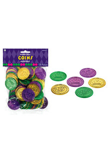 Amscan Mardi Gras Coins (100ct.)