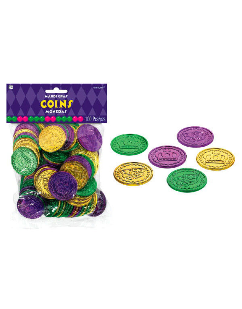 Amscan Mardi Gras Coins (100ct.)