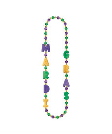 Amscan Mardi Gras Giant Beads Necklace