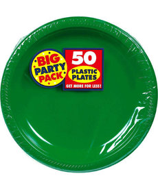 Amscan 10" Plates - Green (50ct.)