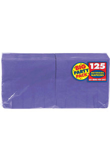 Beverage Napkins - Purple (125ct.)