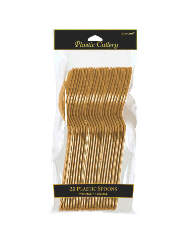 Amscan Spoons - Gold (20ct.)