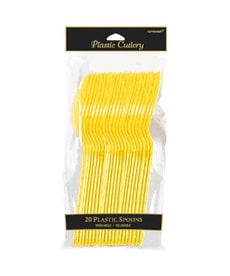 Amscan Spoons - Yellow (20ct.)