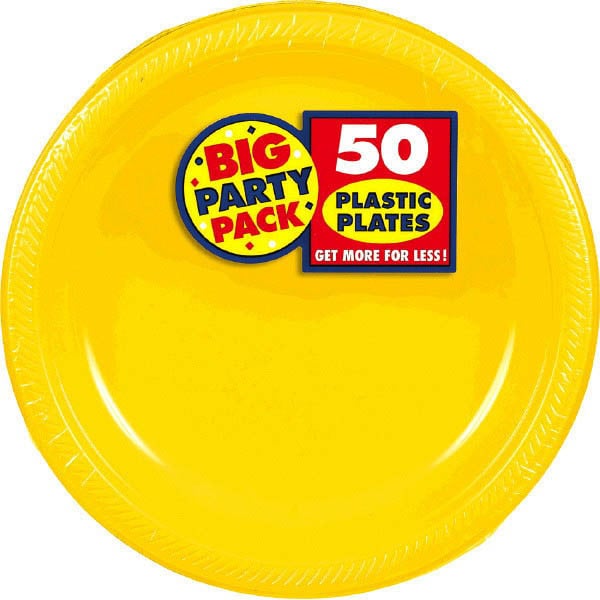 Solid Yellow Party Supplies & Tableware