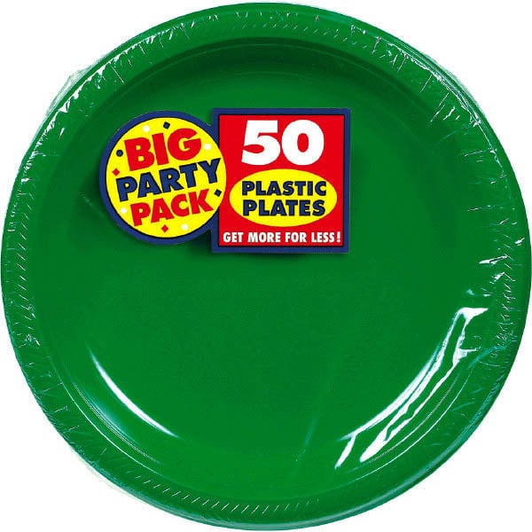 Solid Green Party Supplies & Tableware