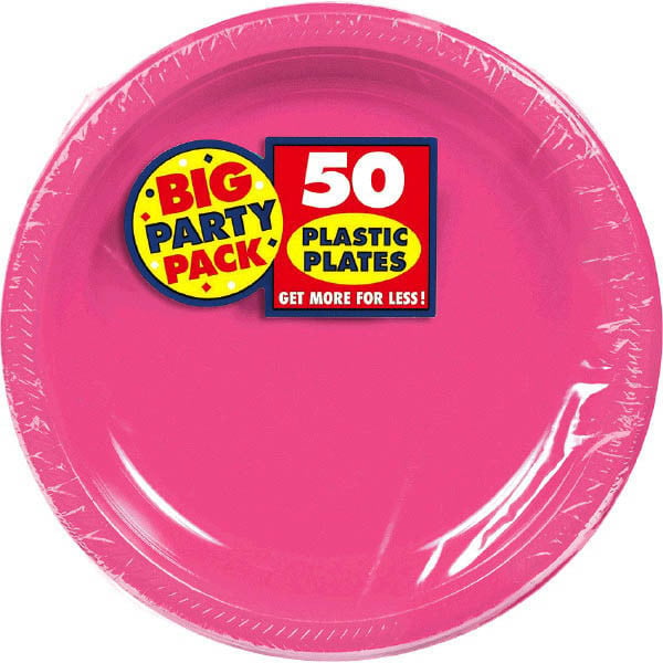 Solid Pink Party Supplies & Tableware