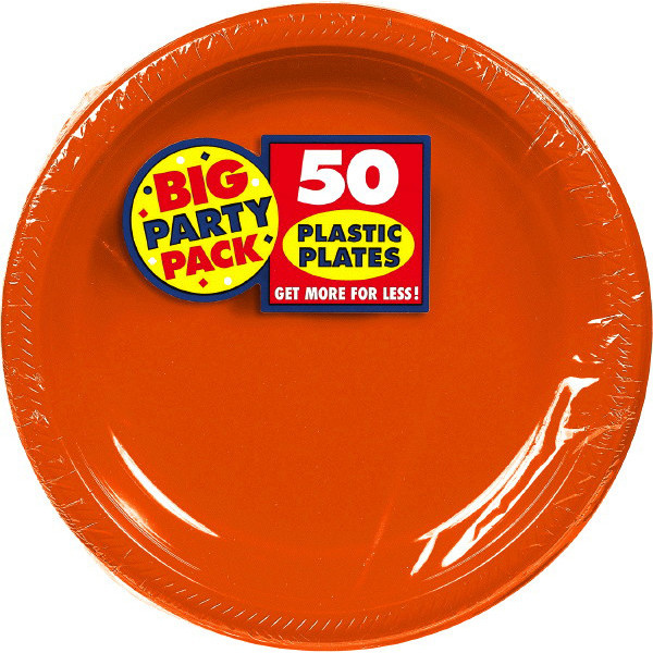 Solid Orange Party Supplies & Tableware