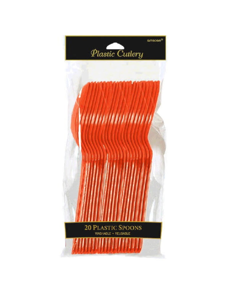 Amscan Spoons - Orange (20ct.)