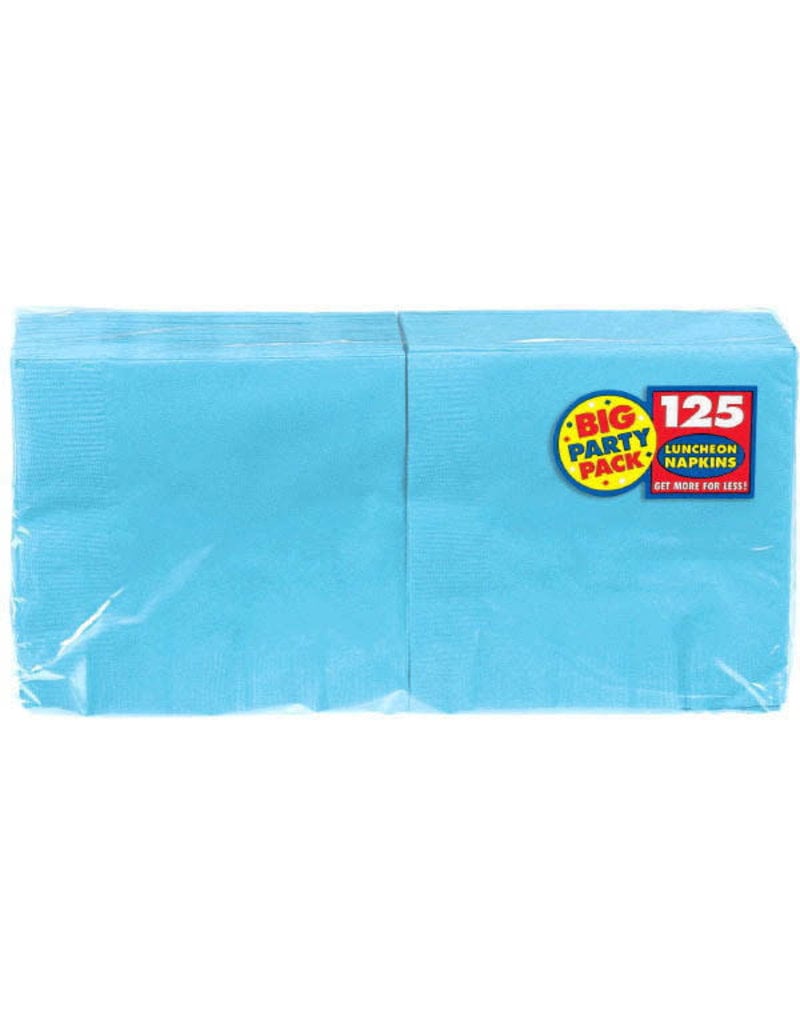 Luncheon Napkins - Caribbean Blue (125ct.)