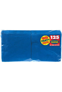 Beverage Napkins - Royal Blue (125ct.)