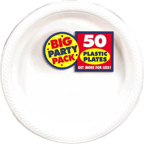 Solid White Party Supplies & Tableware