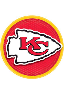 NFL 9" Round Plates: Kansas City Chiefs (8pk.)