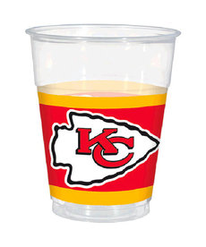 NFL 16 oz. Plastic Cups: Kansas City Chiefs (25pk.)