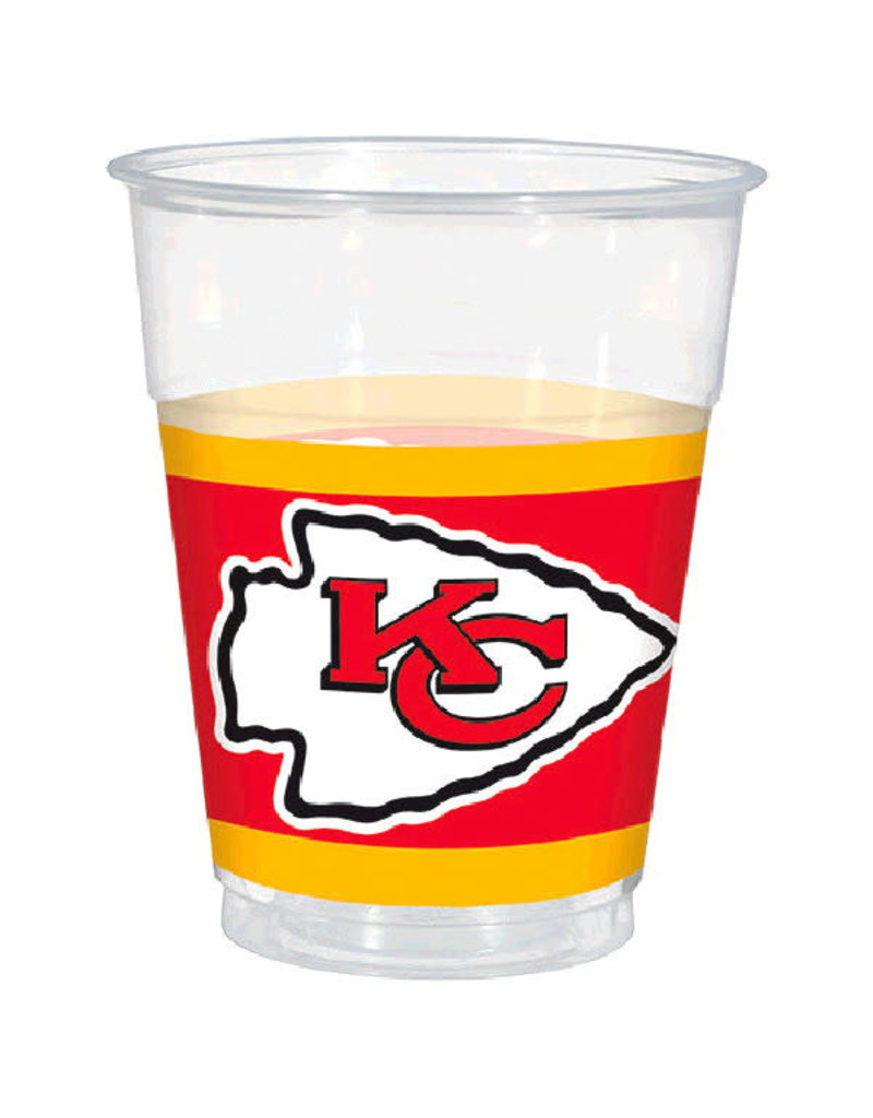 NFL 16oz. Plastic Cups - Kansas City Chiefs (25pk.)