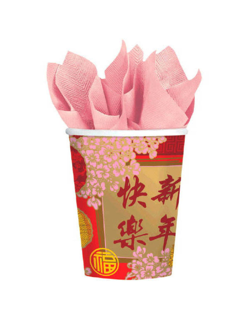 9oz. Cups: Chinese New Year - Blessing Cups (8ct.)